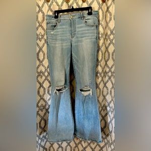 American Eagle size 12 low rise flare